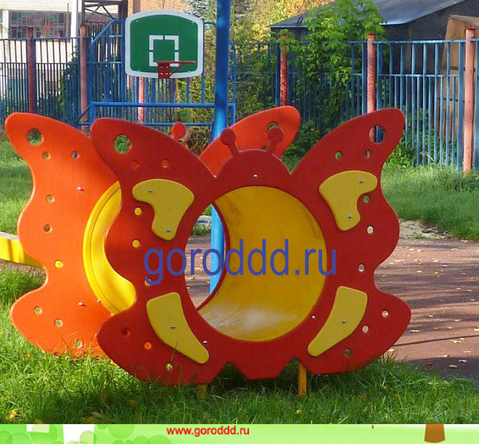 Детский лаз в виде трубы-тоннеля для детских садов и площадок