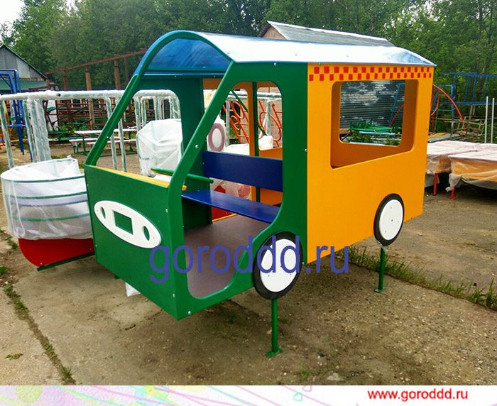 Макет автобус для детской площадки