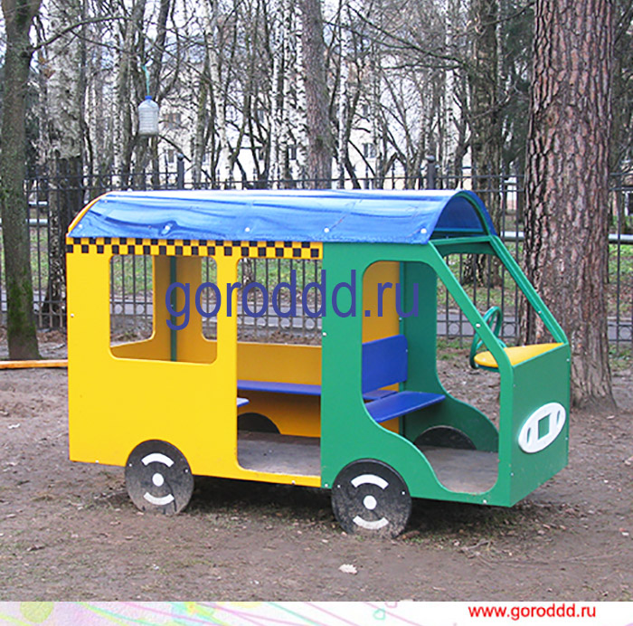 Игровой макет для детской площадки автобус