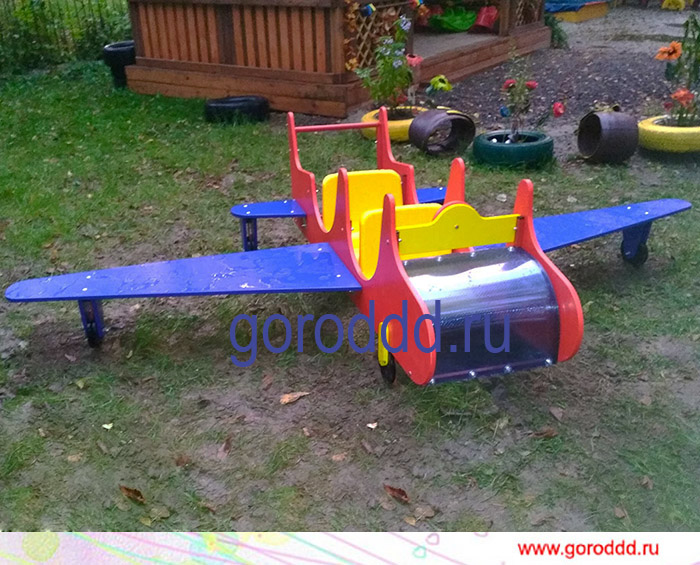 Детский игровой макет самолет для детских площадок "Полет к мечте"