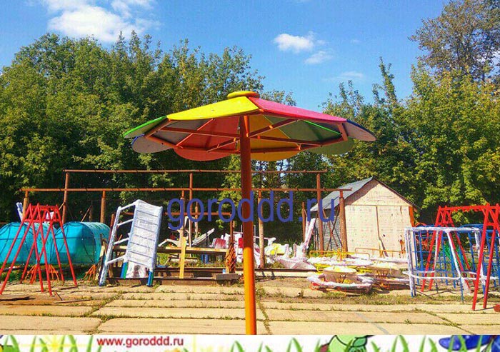 Грибок солнцезащитный для детских садов и площадок "Цветик"