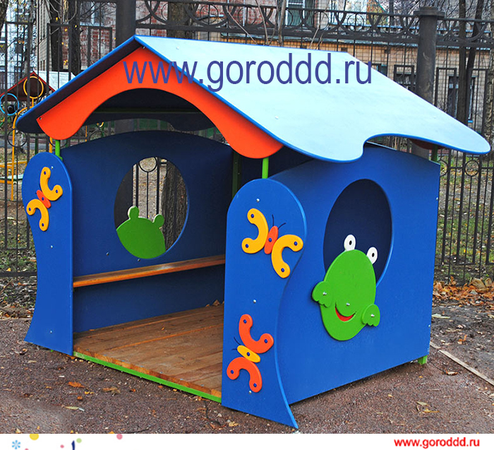 Детский домик для улицы "Сказочный пруд"