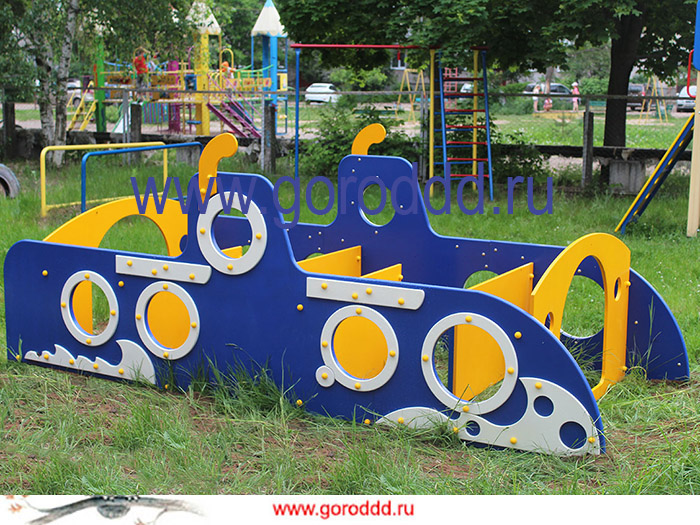 Игровая форма лодка для детских площадок "Наутилус"