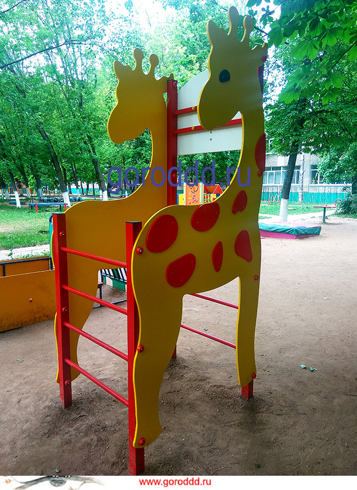 Уличная детская баскетбольная стойка "Меткий жираф"